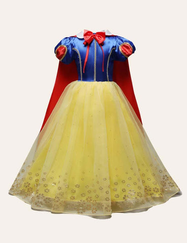 Snow White Mesh Party Dress - CCMOM