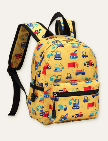 Cartoon Animal Full Printed Schoolbag Backpack