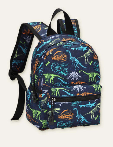 Cartoon Animal Full Printed Schoolbag Backpack