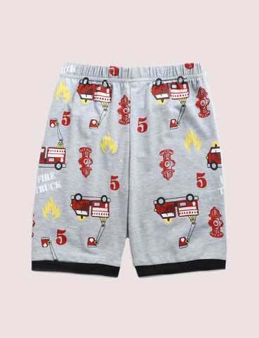 Firetruck Printed Two-Piece Suit