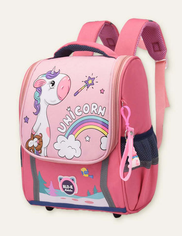 Unicorn Printed Schoolbag Backpack