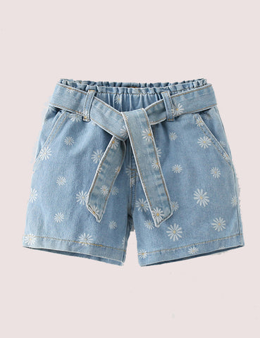 Daisy Applique Shorts