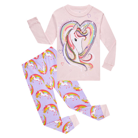 Unicorn Print Pajama Suit