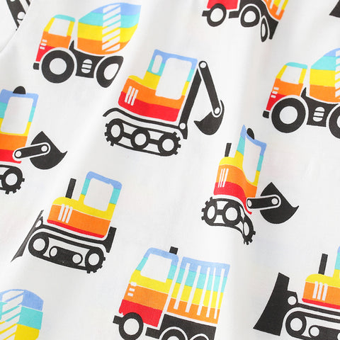 Forklift Printed Long-Sleeved T-shirt