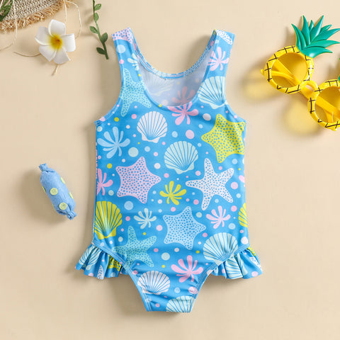 Starfish Print Swimsuit