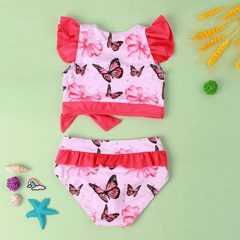 Butterfly Ruffled Swimsuit