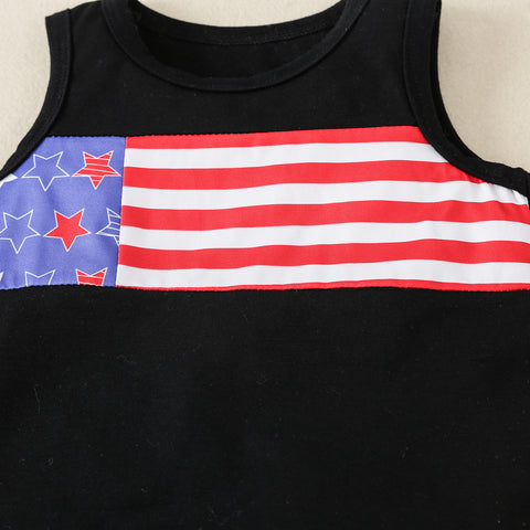 Independence Day Flag Printing Suit