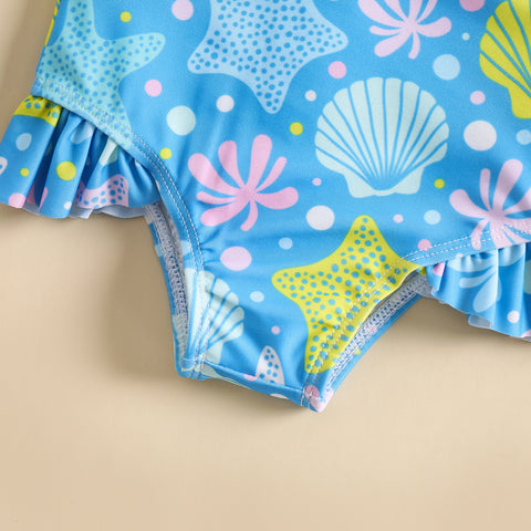 Starfish Print Swimsuit