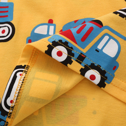 Excavator Printed Short-Sleeved T-shirt