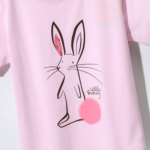 Little Bunny Print T-Shirt