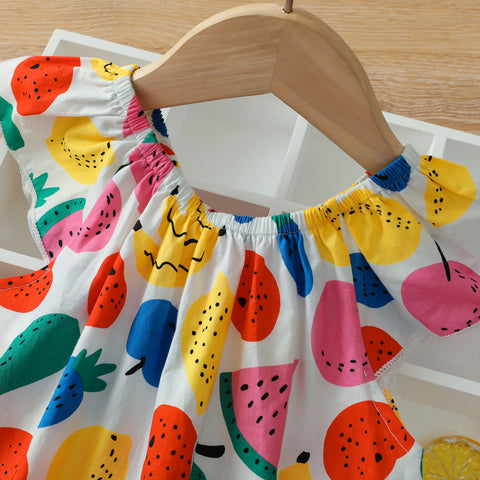 Fruit Printed Dress