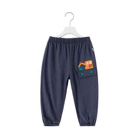 Cartoon Applique Pants