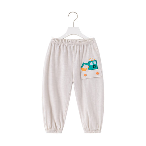 Cartoon Applique Pants