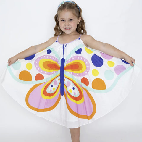 Butterfly Printed Princess Dress