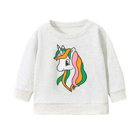 Unicorn Print Sweatshirt