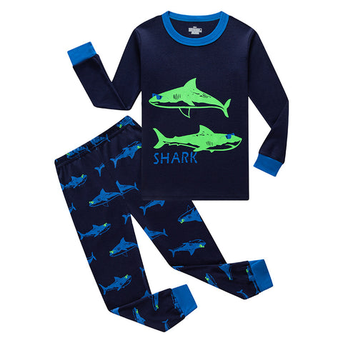 Shark Print Pajama Suit