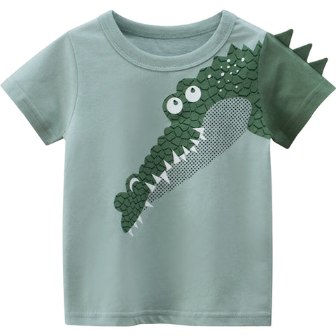 Alligator Printed Short Sleeve T-shirt