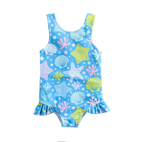 Starfish Print Swimsuit