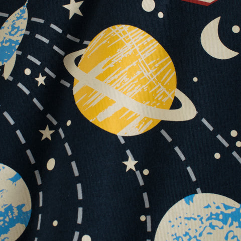 Planet Printed Short-Sleeved T-shirt