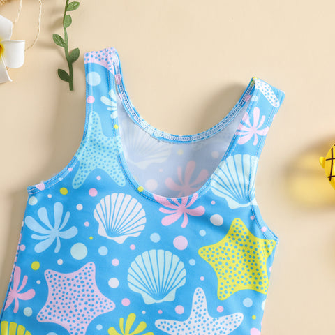 Starfish Print Swimsuit