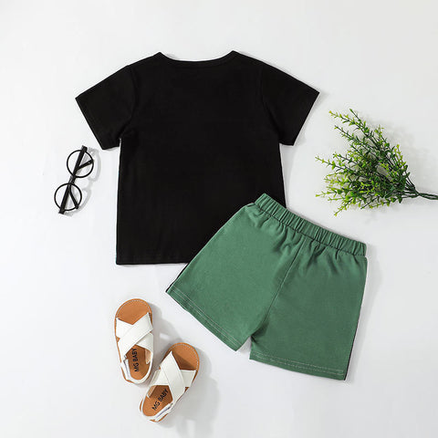 Color Matching T-shirt Set