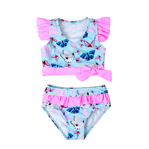 Butterfly Ruffled Swimsuit