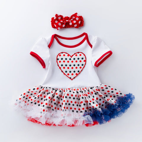 Independence Day Mesh Princess Dress