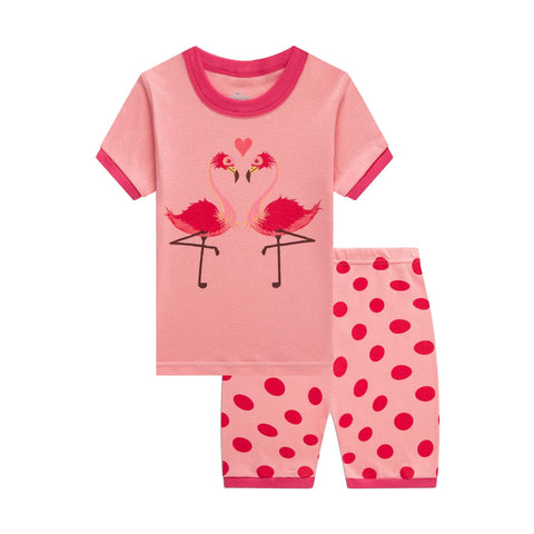 Flamingo Print Pajama Suit