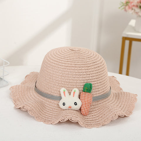 Bunny Straw Sun Hat