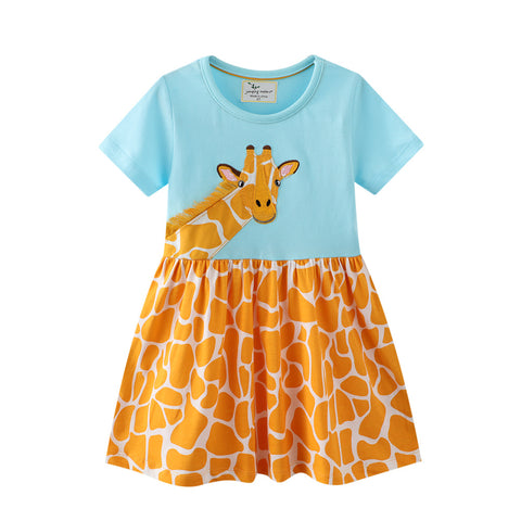 Giraffe Appliqué Dress