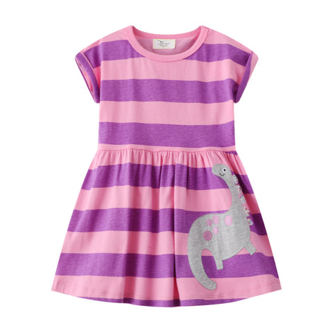 Dinosaur Appliqué Dress