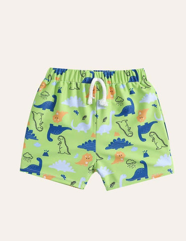 Dinosaur Full Printed Swimming Shorts - CCMOM