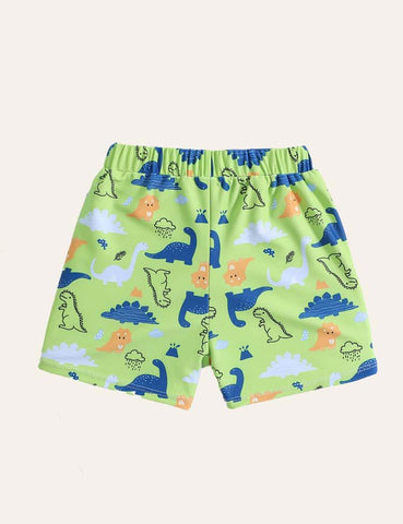 Dinosaur Full Printed Swimming Shorts - CCMOM