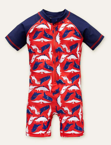 Shark Dinosaur One-Piece Swimsuit - CCMOM