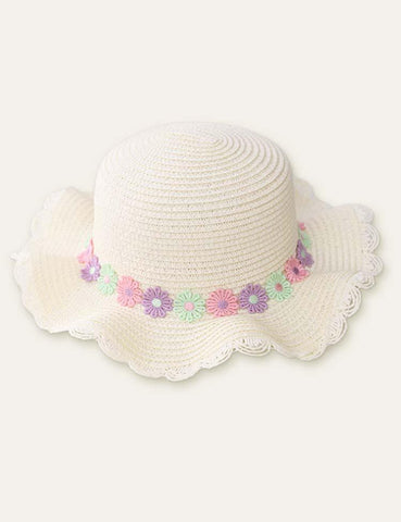 Flower Travel Vacation Straw Hat - CCMOM