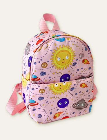 Cartoon Printed Schoolbag Backpack