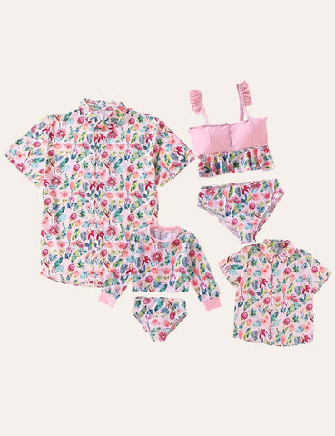 Floral Family Matching Swimsuit - CCMOM