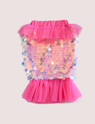 Mermaid Mesh Sequins Skirt