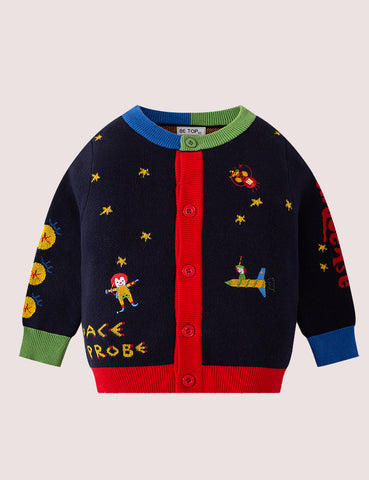 Space Probe Stitch Cardigan