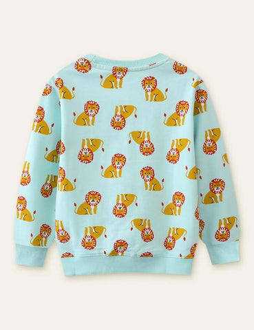 Lion Full Printed Sweatshirt