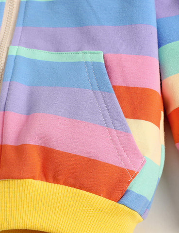 Rainbow Zip-up Hoodie