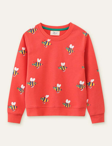 Bee Printed Sweatshirt