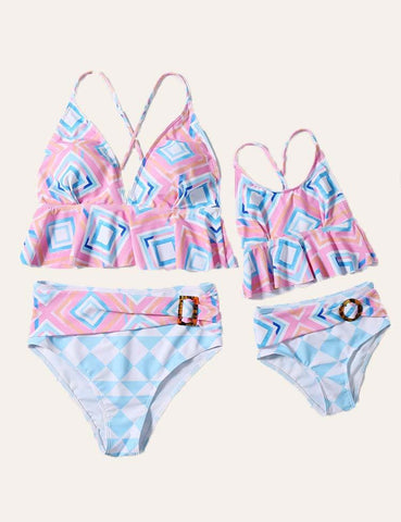 Printing Family Matching Swimsuit - CCMOM