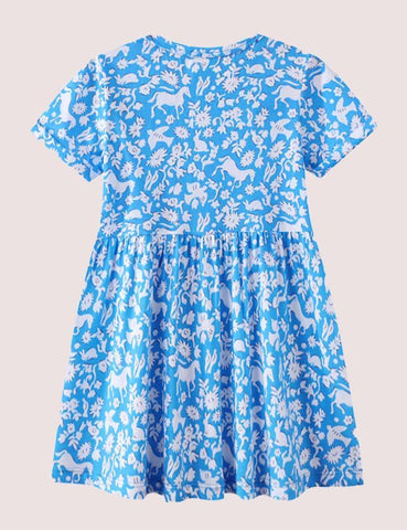 Animal Full Print Dress - CCMOM