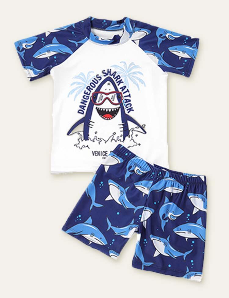 Shark Printed Swimsuit - CCMOM