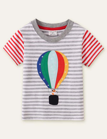 Balloon Appliqué T-shirt