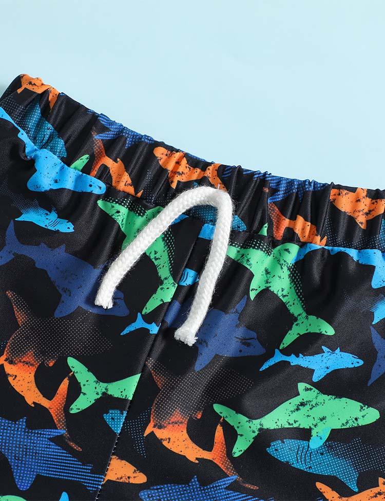 Shark Full Printed Swimming Shorts - CCMOM