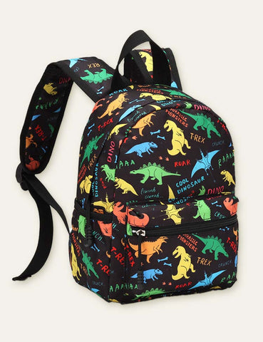 Cartoon Animal Full Printed Schoolbag Backpack