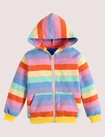 Rainbow Zip-up Hoodie