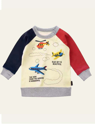 Cartoon Vehicle Sweatshirt